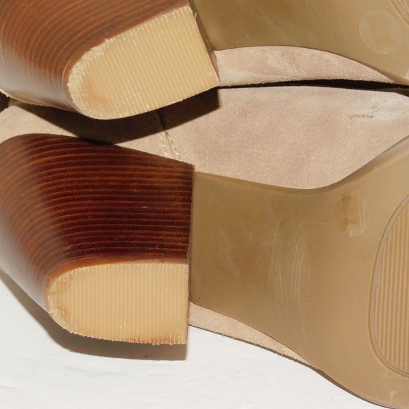 Sole Society Knee High Suede Leather Boots Size 8.5B Fall Winter - Picture 9 of 11